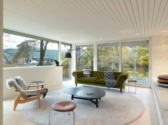 Impressive Dark Scandinavian Home With Modern Interiors