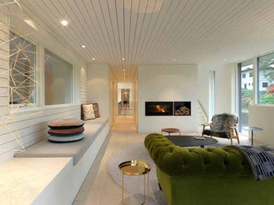 Impressive Dark Scandinavian Home With Modern Interiors