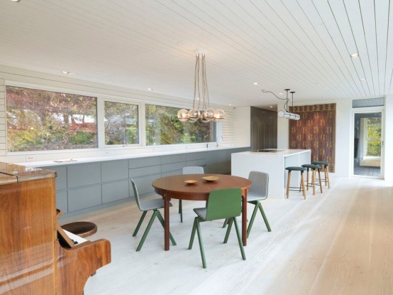 Impressive Dark Scandinavian Home With Modern Interiors