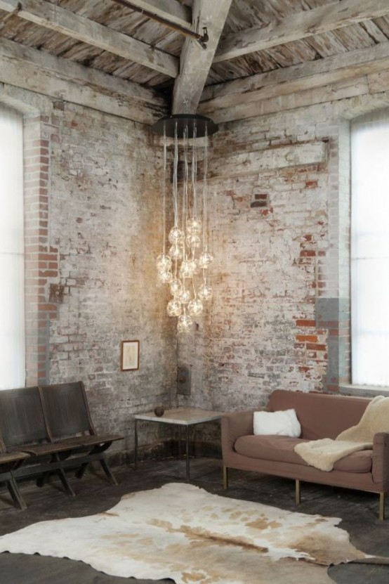 37 Impressive Whitewashed Brick Walls Designs - DigsDigs