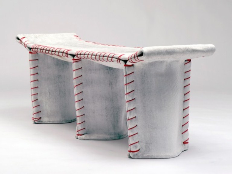 Industrial Concrete Sewn Furniture by Florian Schmid | DigsDigs