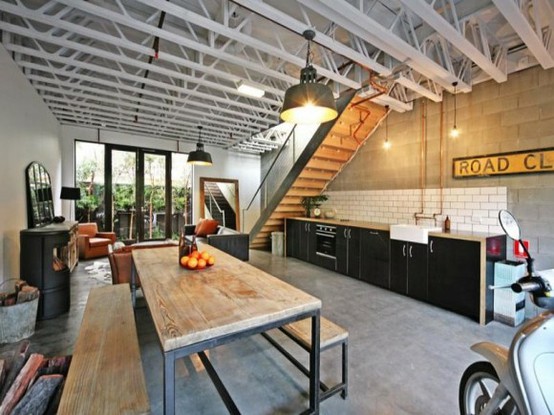 59 Cool Industrial Kitchen Designs That Inspire DigsDigs