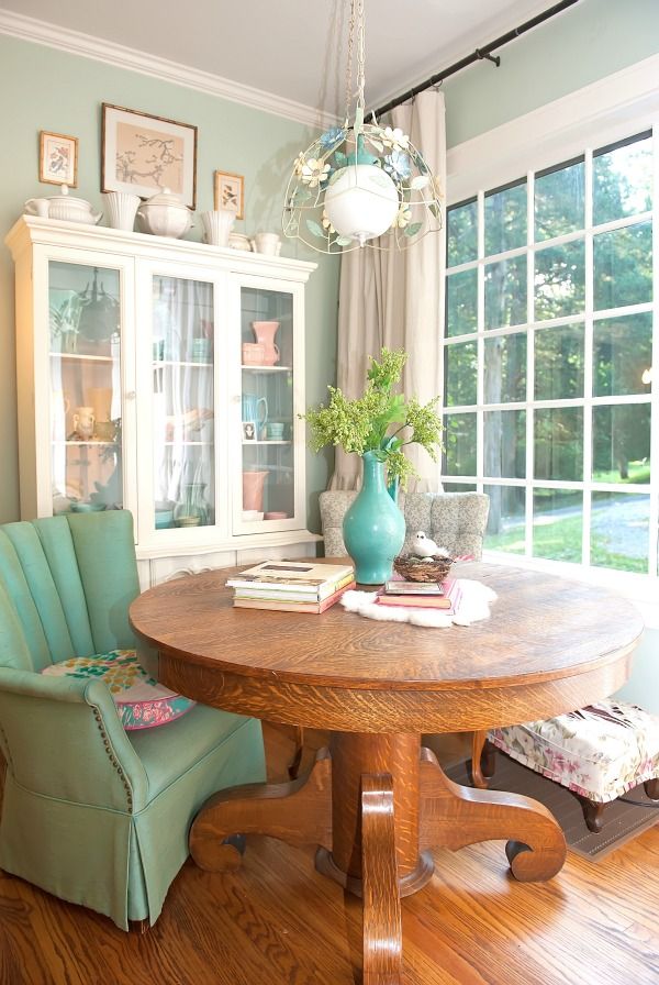 Picture Of Inspiring And Cute Vintage Dining Rooms And Zones