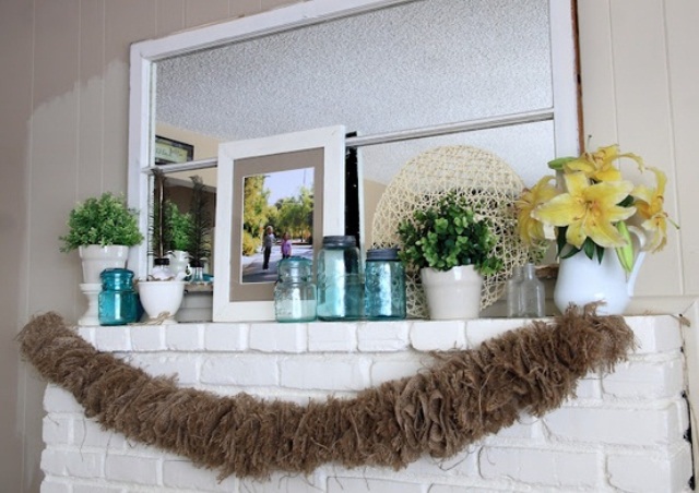 Picture Of Inspiring Spring Mantels