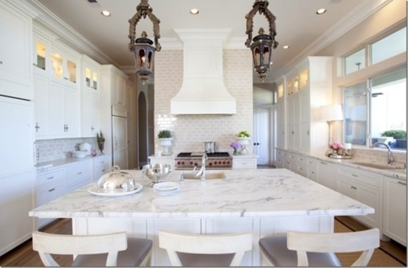 Inspiring White Kitchen Designs - DigsDigs