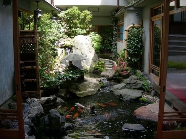 Japanese Inspired Courtyard Ideas DigsDigs