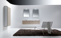 K08 Rounded Bathroom Cabinets With Reduced Depth K08 Rounded Bathroom Cabinets With Reduced Depth