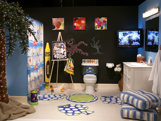 10 Cute Kids Bathroom Decorating Ideas | DigsDigs