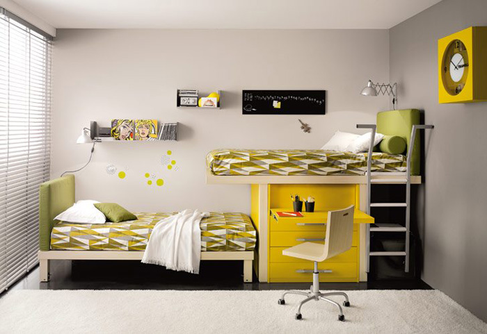 Kids Loft Double Beds by TumideiSPA - DigsDigs