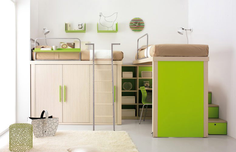 Loft Bed with Desk