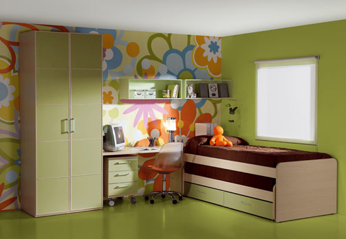 Kids Room Decor Green