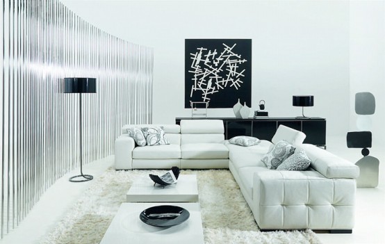 Themes White Minimalist Interior Design For Living Room