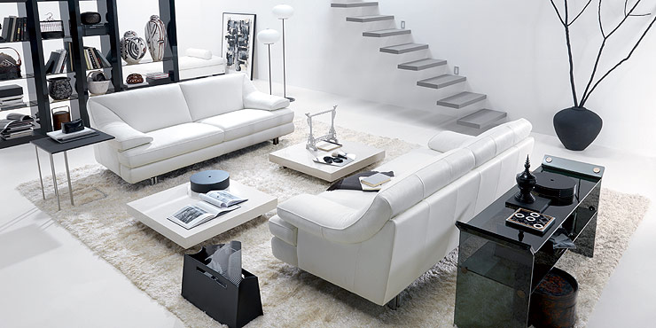 black and white living room decorations