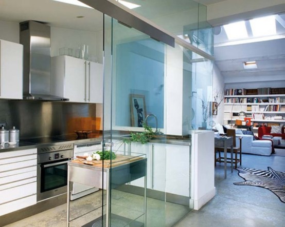 Loft In Fusion Of Styles Looking Like An Artwork