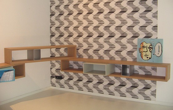 Longue Bookshelves With Accessories Longue Bookshelves With Accessories