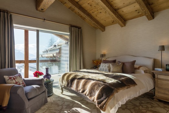 Luxurious Swiss Chalet With Lotsof Wood And Stone Luxurious Swiss Chalet With Lotsof Wood And Stone