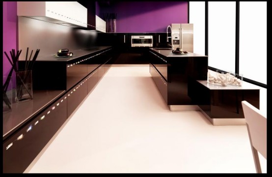 Luxury Kitchen Decorated By Swarovski Crystals