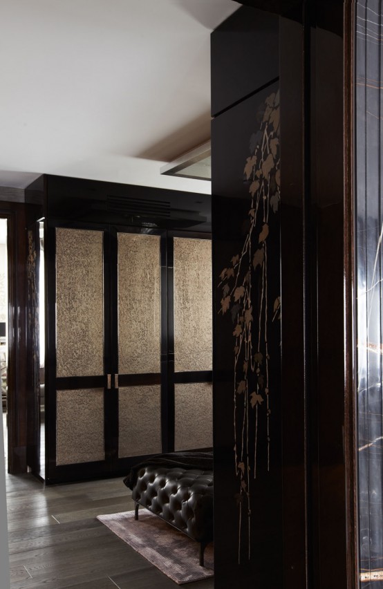 Luxury London Penthouse Infused With Impressive Dark Hues