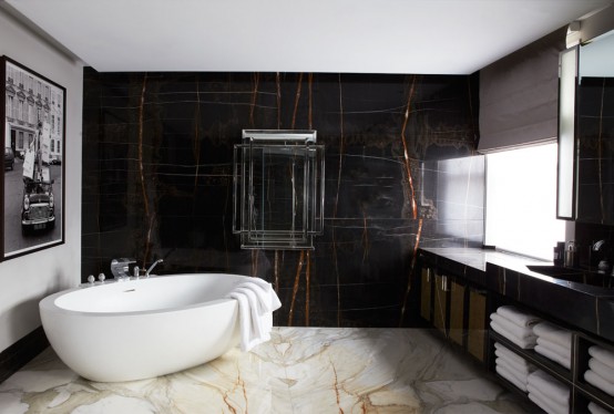 Luxury London Penthouse Infused With Impressive Dark Hues