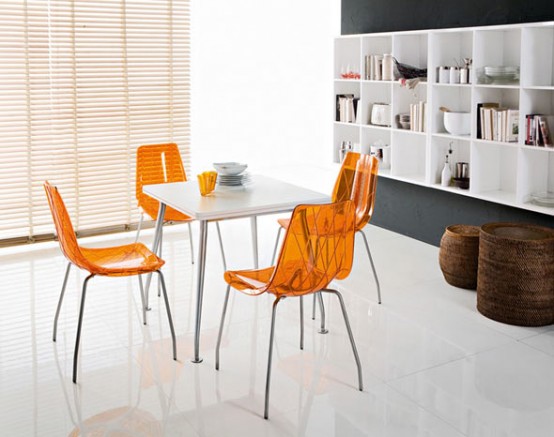 Lynea  Contemporary dining chairs by Domitalia  DigsDigs
