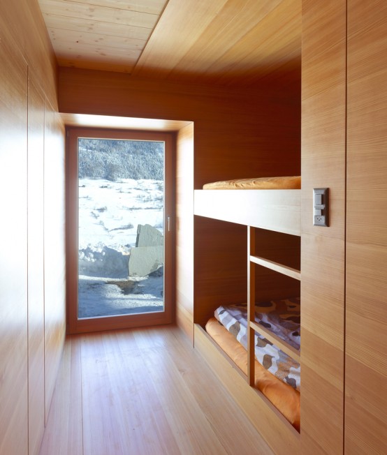 Maison Boisset With Larch Panels Interior Maison Boisset With Larch Panels Interior
