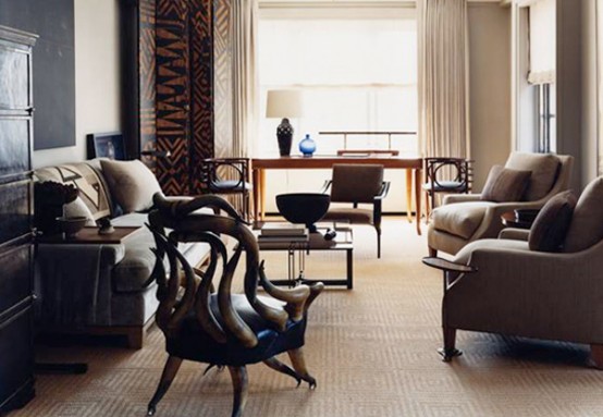 men apartment interior design Soft modern minimalistic interior design
