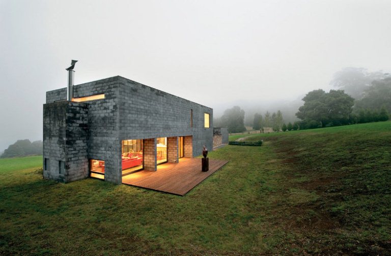 Concrete Block House