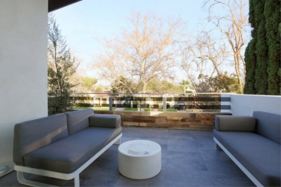 Minimalist Black Grey And White House With A Play Of Textures