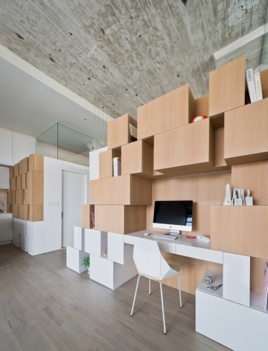 Minimalist Brooklyn Loft With Asymmetrical Design