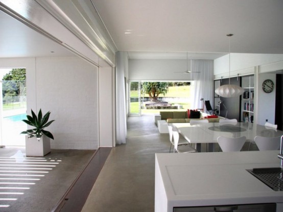 Minimalist House With A Bunny Guardian