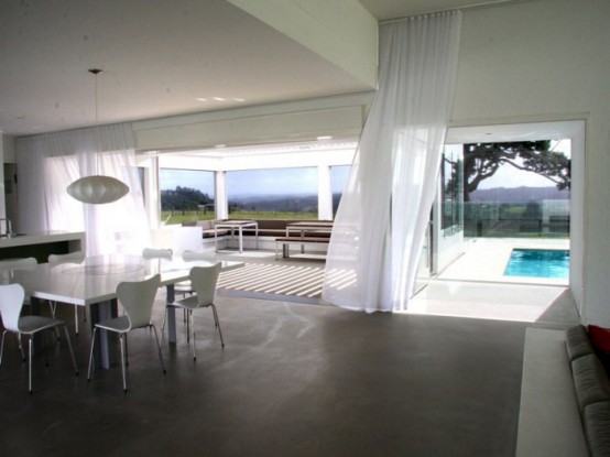 Minimalist House With A Bunny Guardian