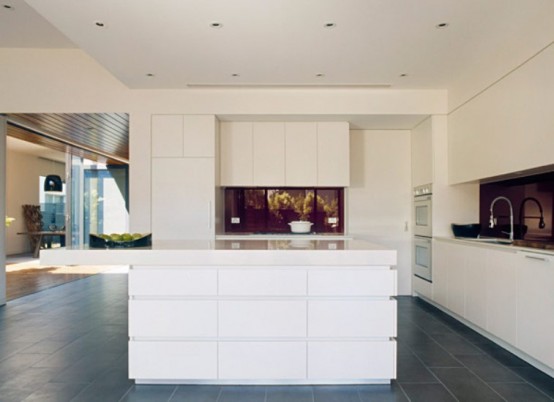 Minimalist House With Dark Exterior