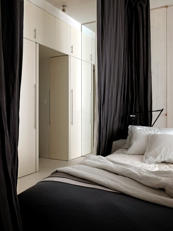 Minimalist Light Wood Loft With Smart Solutions