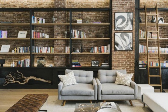 Minimalist Loft With Refined Industrial Touches Minimalist Loft With Refined Industrial Touches