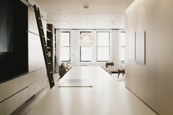 Minimalist Loft With Refined Industrial Touches Minimalist Loft With Refined Industrial Touches