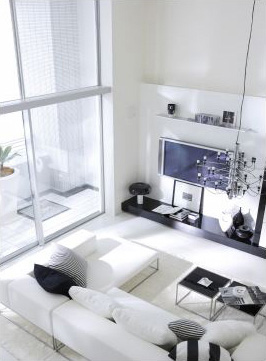 Interior Design  Living Room on Minimalist Modern Japan Condo   Digsdigs