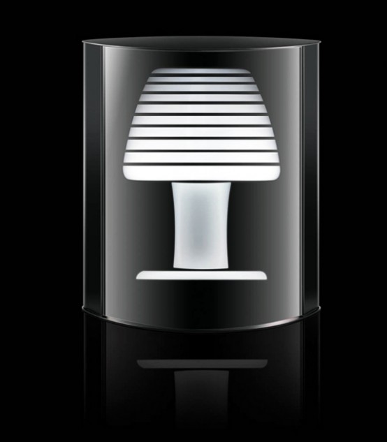 Mirage Florescent Tabletop Lamp