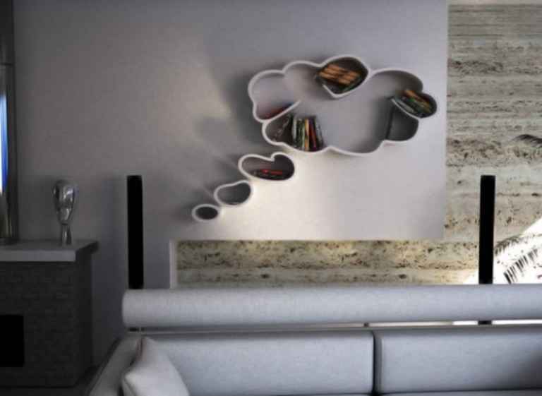 Modern And Funny Dreams Bookshelf | DigsDigs