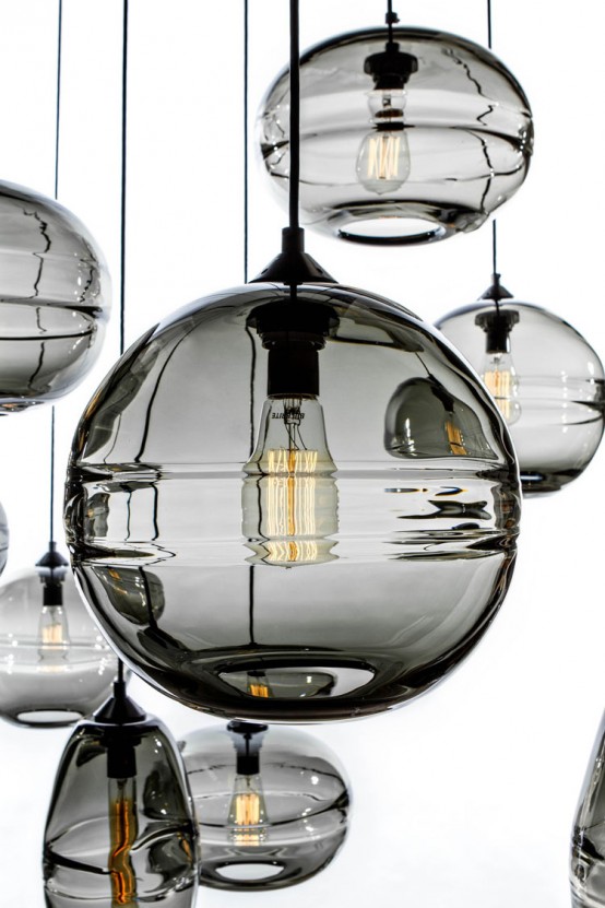 Modern And Stylish Clear Band Pendant Lamps Collection DigsDigs