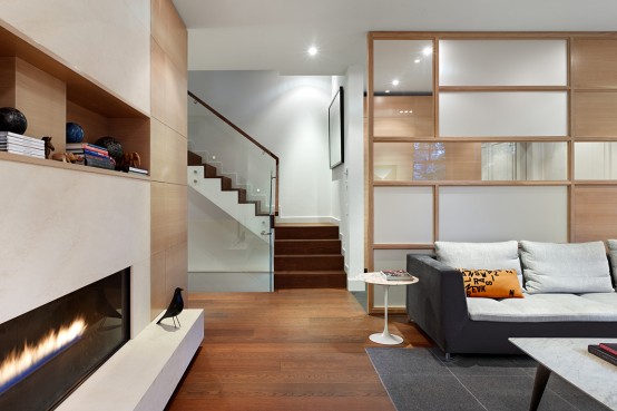 Modern Annex Home With Lots Of Wood In Decor