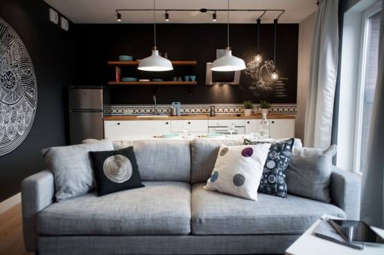 Modern Apartment With Industrial Touches And Mandalas Modern Apartment With Industrial Touches And Mandalas