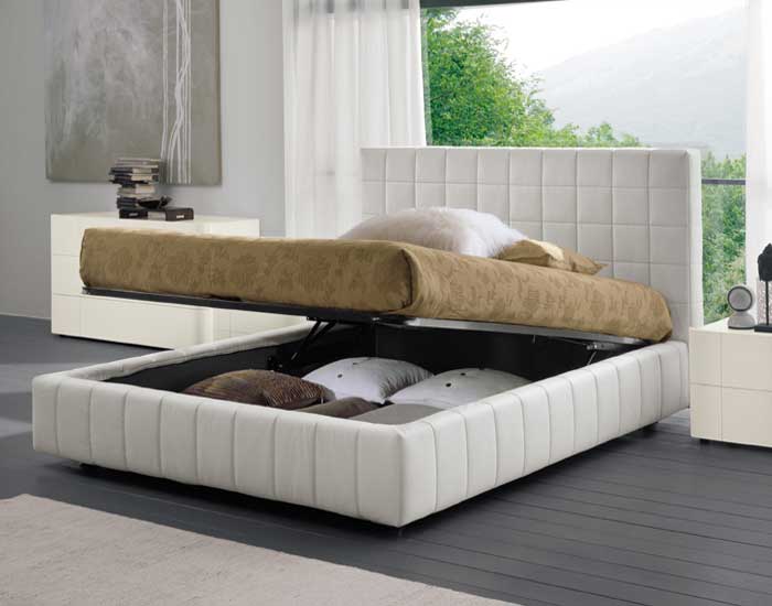 modern beds on Modern Bed With Storage Scacco By Dall Agnese