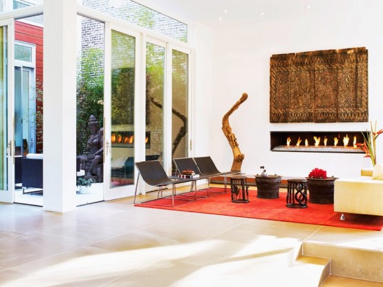 Modern Chicago Apartment With Touches Of Various Cultures