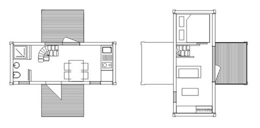 Container Small House Plan