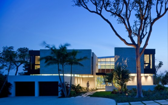 Modern Home Overlooking The Water