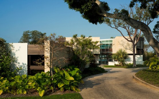 Modern Home Overlooking The Water