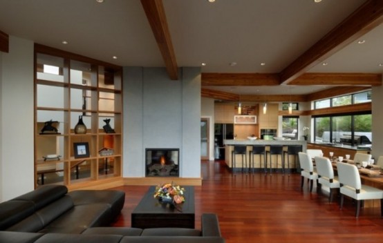 Modern House Interior To Merge With Nature