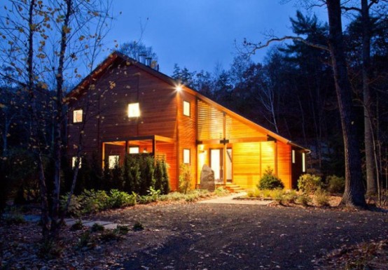 Modern House With A Rustic Exterior And Calm Interior Modern House With A Rustic Exterior And Calm Interior