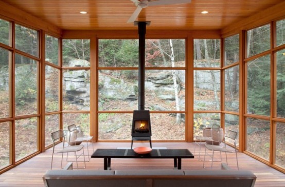 Modern House With A Rustic Exterior And Calm Interior Modern House With A Rustic Exterior And Calm Interior