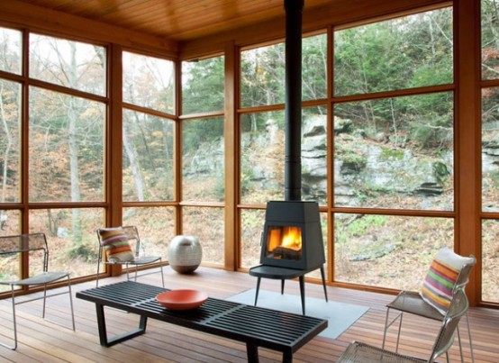 Modern House With A Rustic Exterior And Calm Interior Modern House With A Rustic Exterior And Calm Interior
